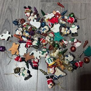 50+ Miniature Christmas Decorations for Tree Village or Wreath EPC